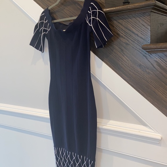 Jonathan simkhai navy midi dress - Picture 5 of 9